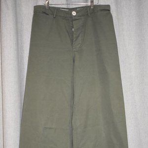 Pilcro & Letterpress wide leg ankle pants